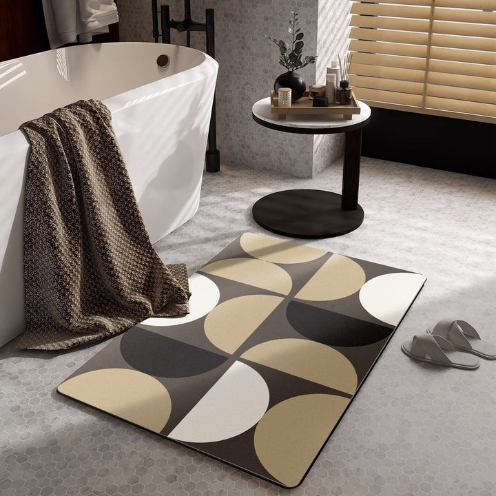 Modern Geometric Bath Mat