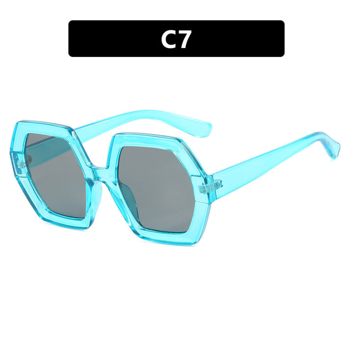 Women innovative hexagonal sunglasses Stornfield