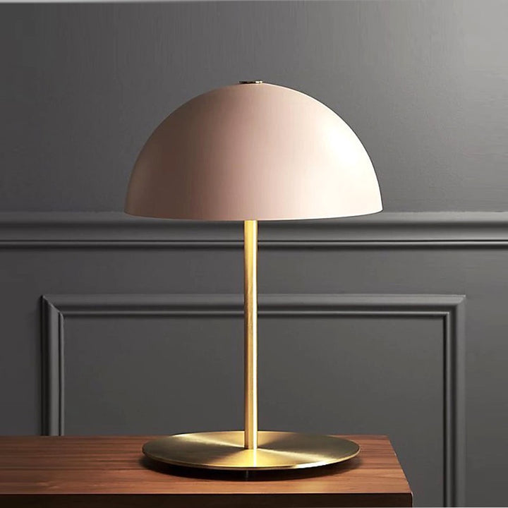 Modern Minimalist Table Lamp with Gold Base