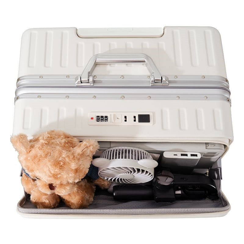 Trolley Suitcase With Innovative Storage Space And Integrated Security System Stornfield