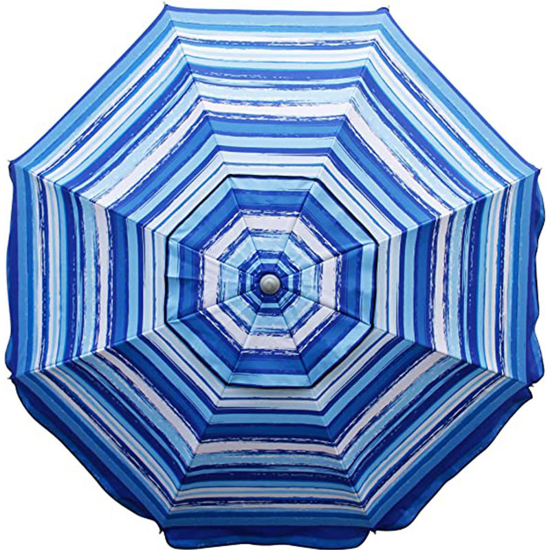 Women's Striped Sun Umbrella with Stable Ground Anchoring Stornfield