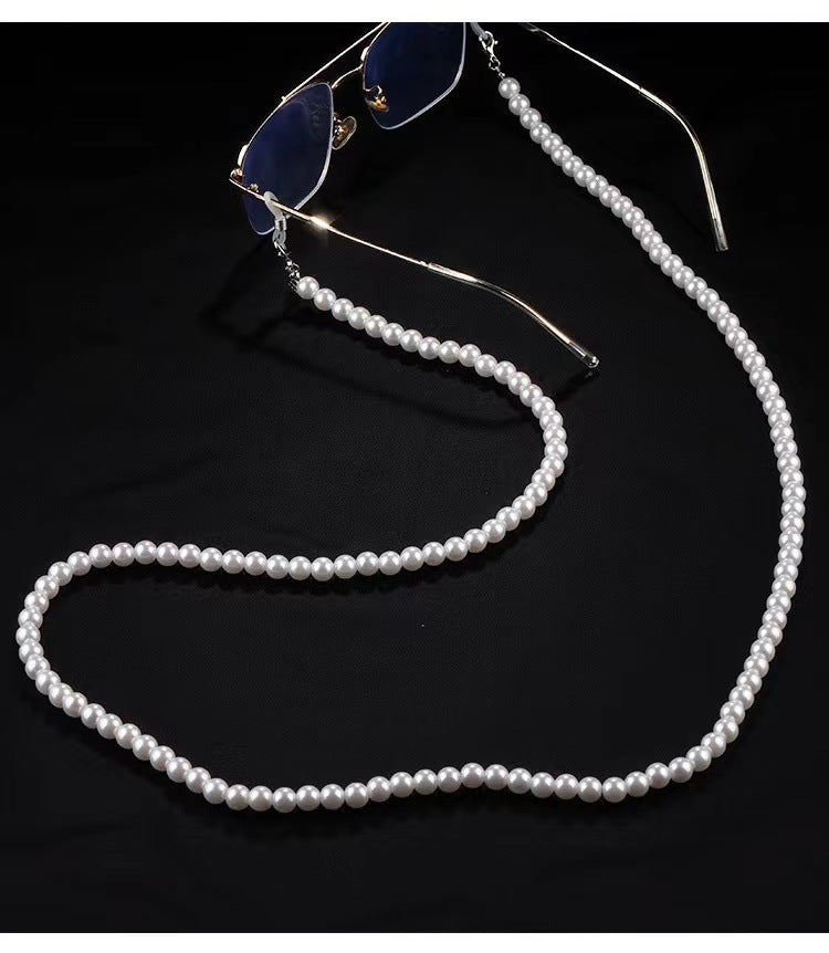 Elegant Long Pearl Eyewear Chain Stornfield