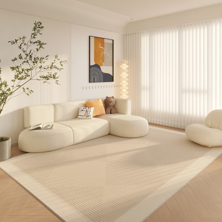 Textured Geometric Area Rug
