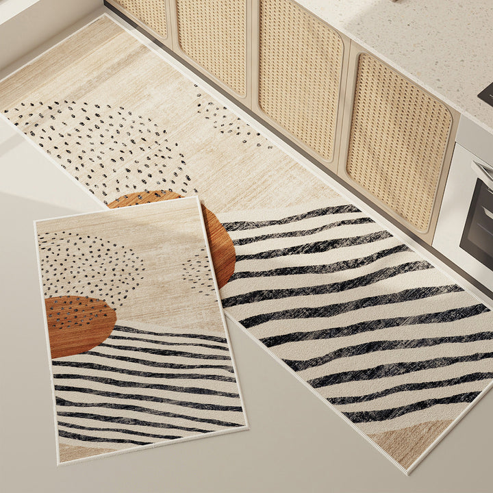 Geometric Pattern Kitchen Runner Mat