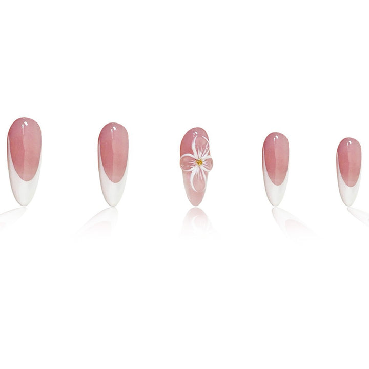 Elegant Artistic Press-On Nail Set Stornfield
