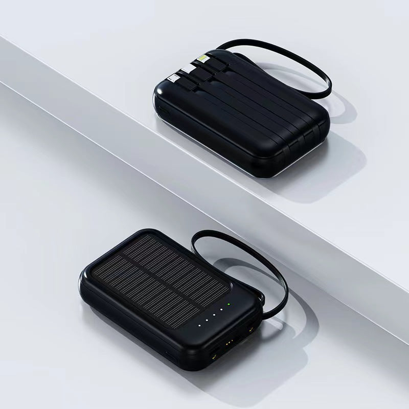 Solar-powered power bank with high capacity and multifunctional connections Stornfield