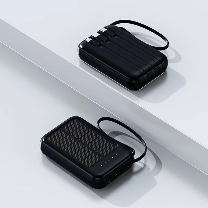 Solar-powered power bank with high capacity and multifunctional connections Stornfield