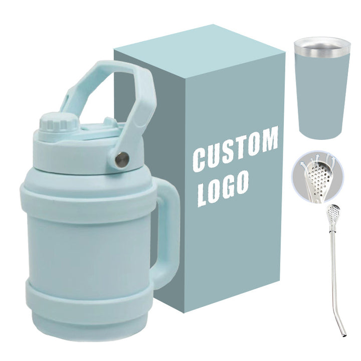 Ladies Insulated Stainless Steel Drinking Bottle with Practical Handle and Double Wall Technology Stornfield