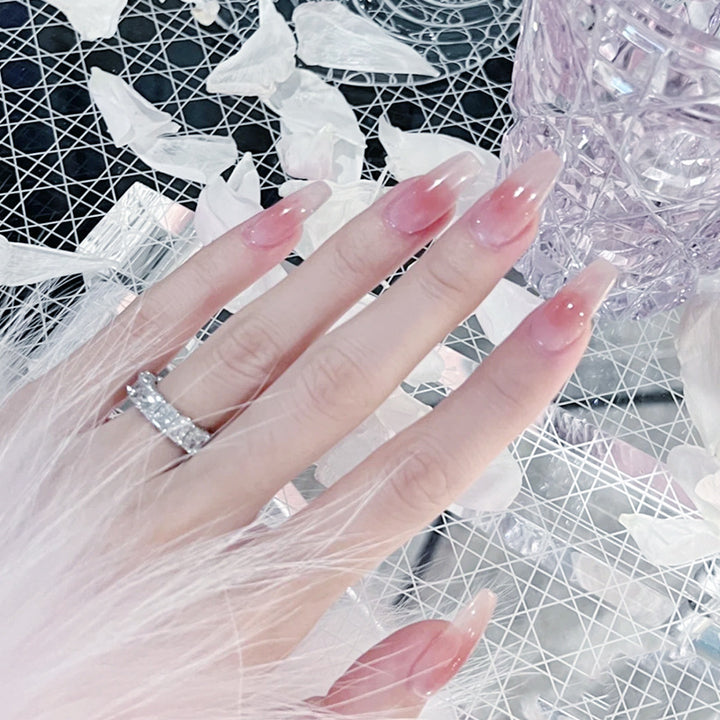 Acrylic nail set with elegant ombre effect Stornfield