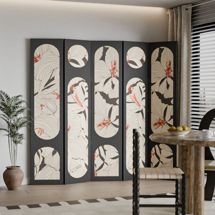 Artistic Floral Room Divider Stornfield