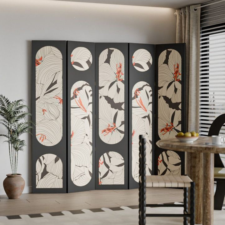 Artistic Floral Room Divider Stornfield