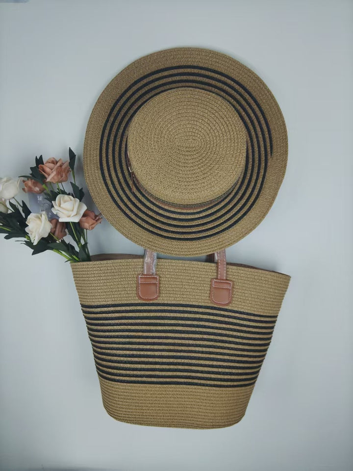 Beach bag and sun hat set Stornfield