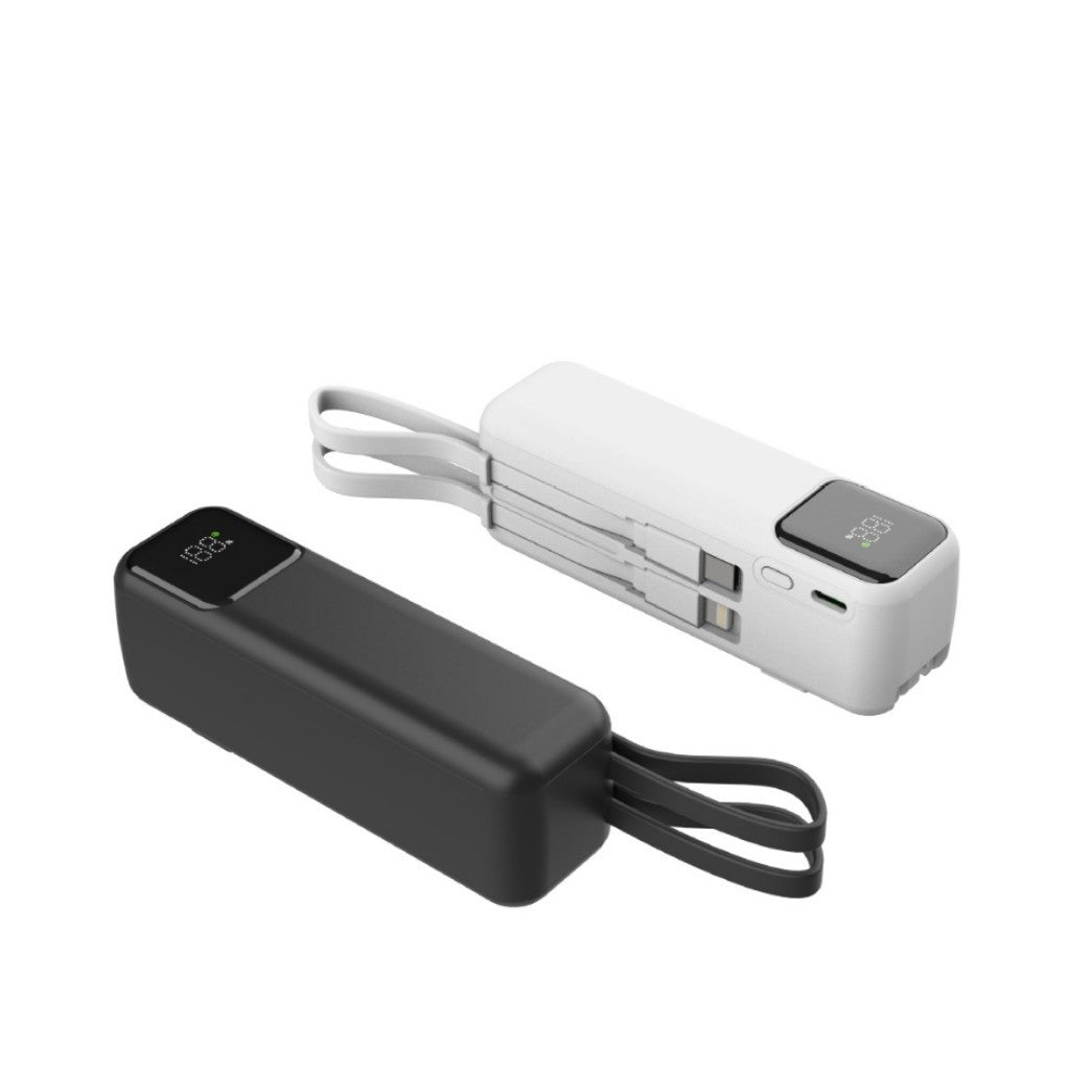 Portable power bank with integrated wireless charging function and LCD display Stornfield
