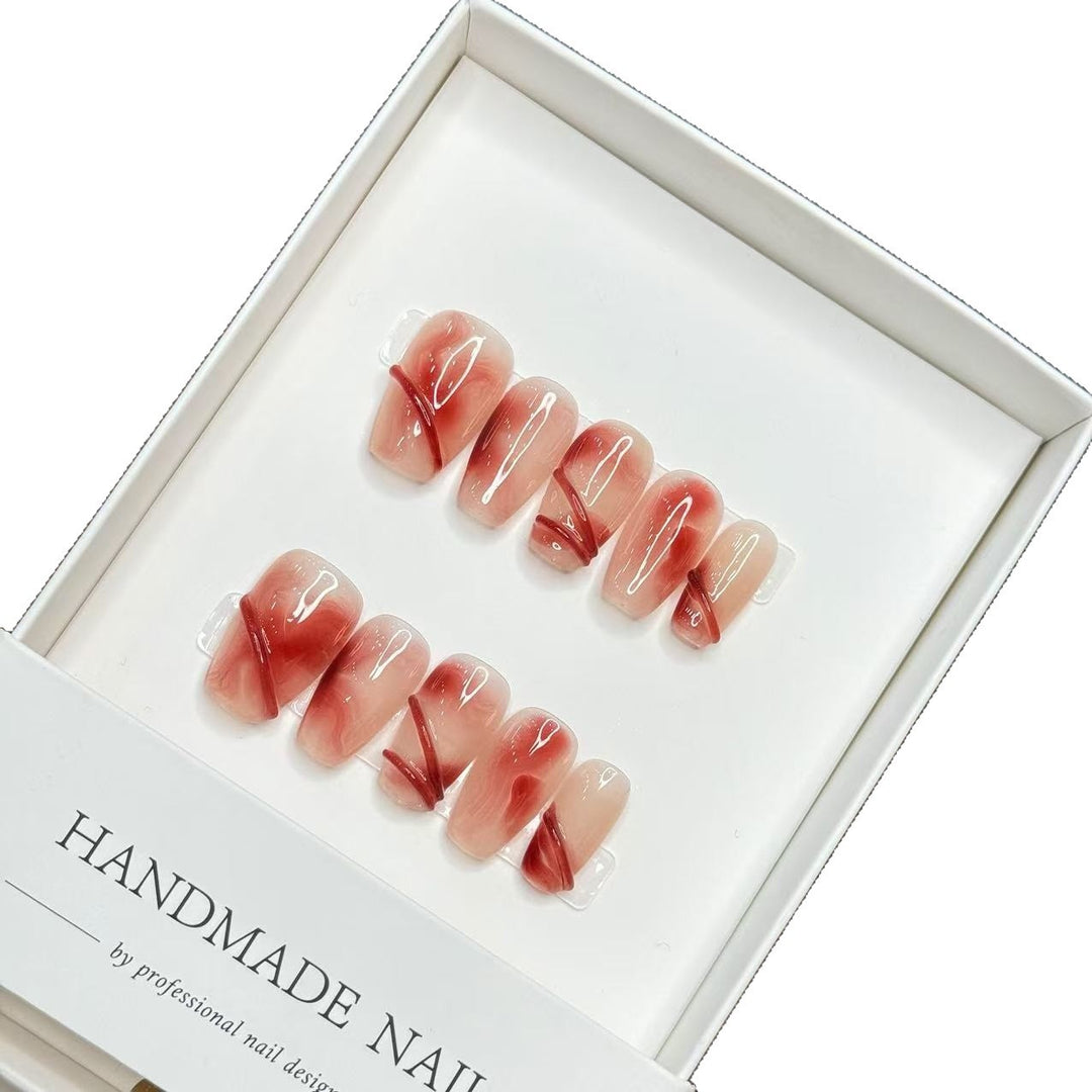 Artisan Handmade Press-On Nail Art Set