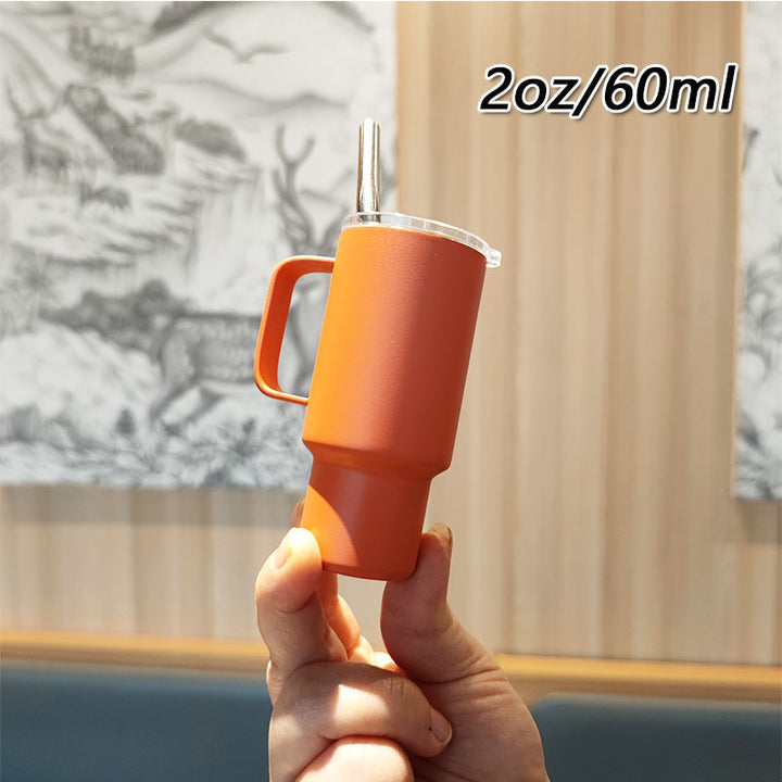 Women's practical drinking glass with metal straw Stornfield