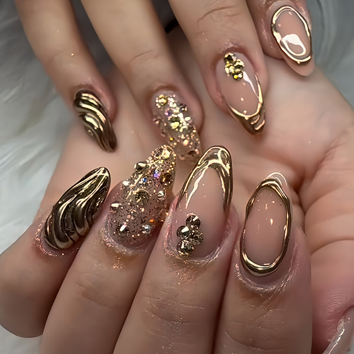 Glamorous 3D Nail Art Extensions Stornfield