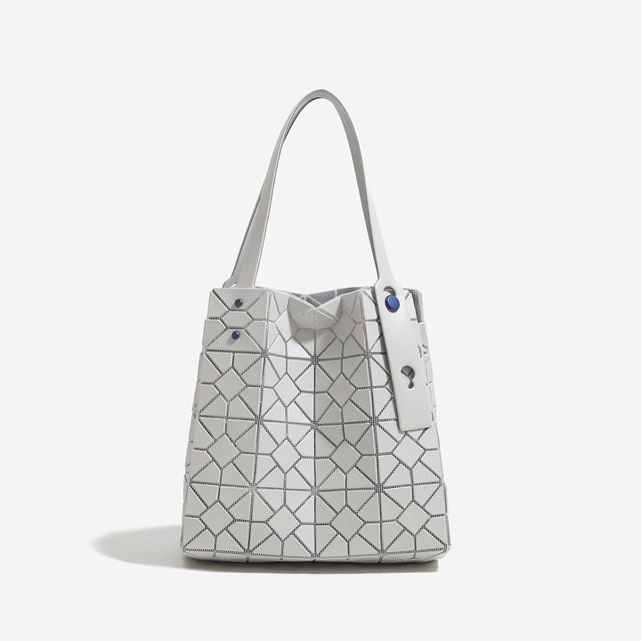 Geometric Patterned Reusable Tote Bag