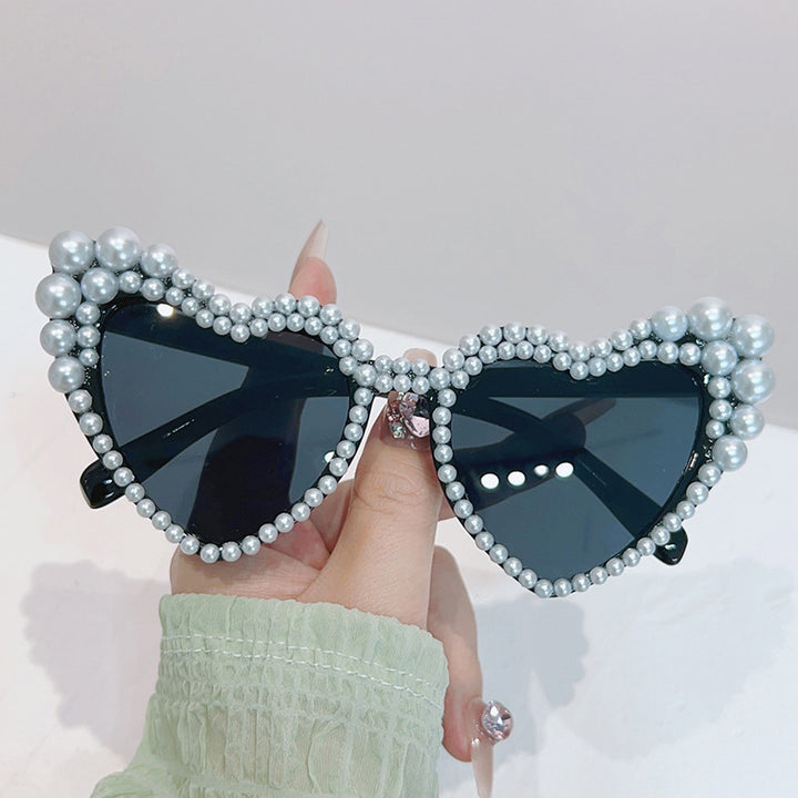 Cat-Eye Pearl-Embellished Sunglasses Stornfield