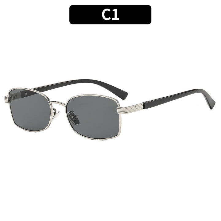 Modern Rectangular Frame Sunglasses