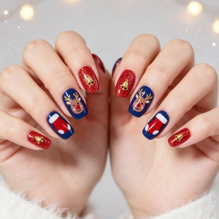 Festive Holiday Themed Nail Art Kit Stornfield