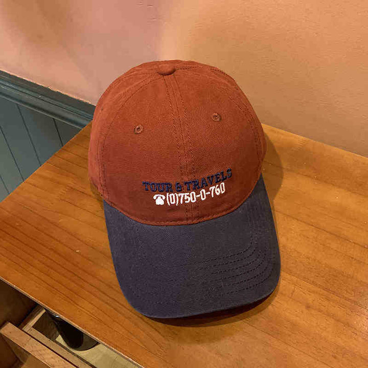Men's Casual Travel-Themed Baseball Cap Stornfield