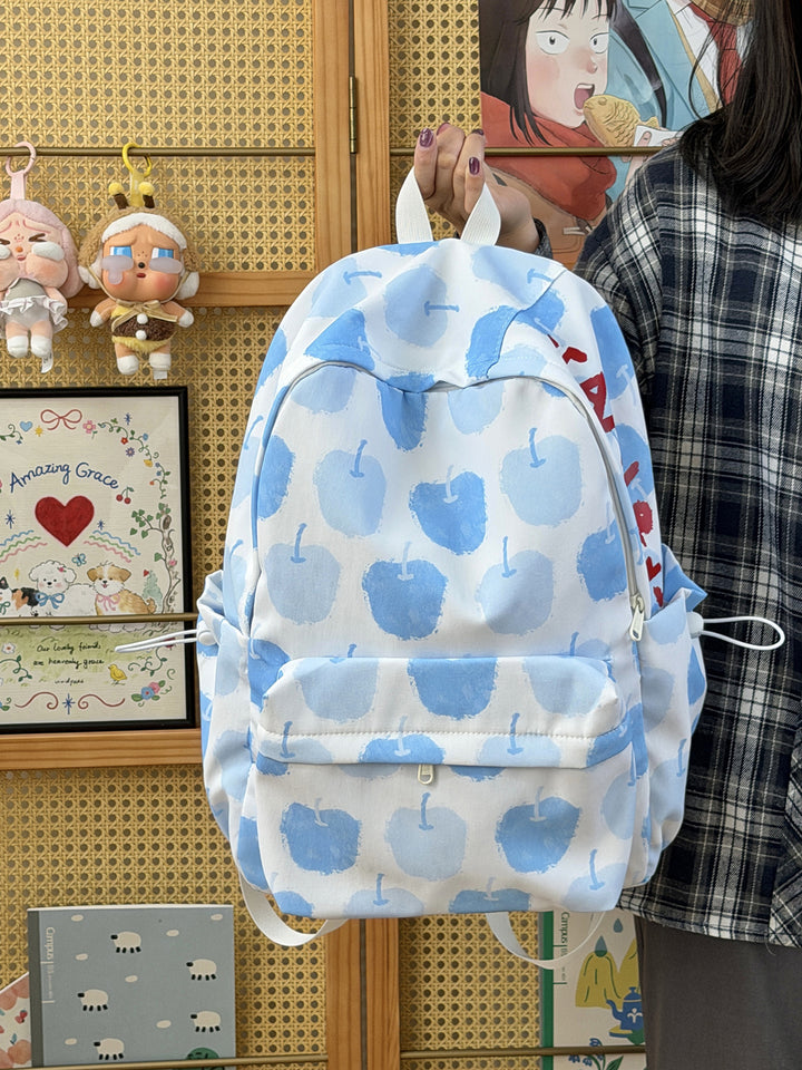 Playful Apple-Patterned Backpack Stornfield