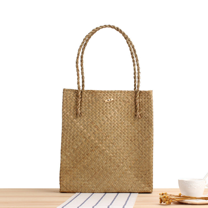 Braided Tote Bag with Two Sturdy Handles Stornfield