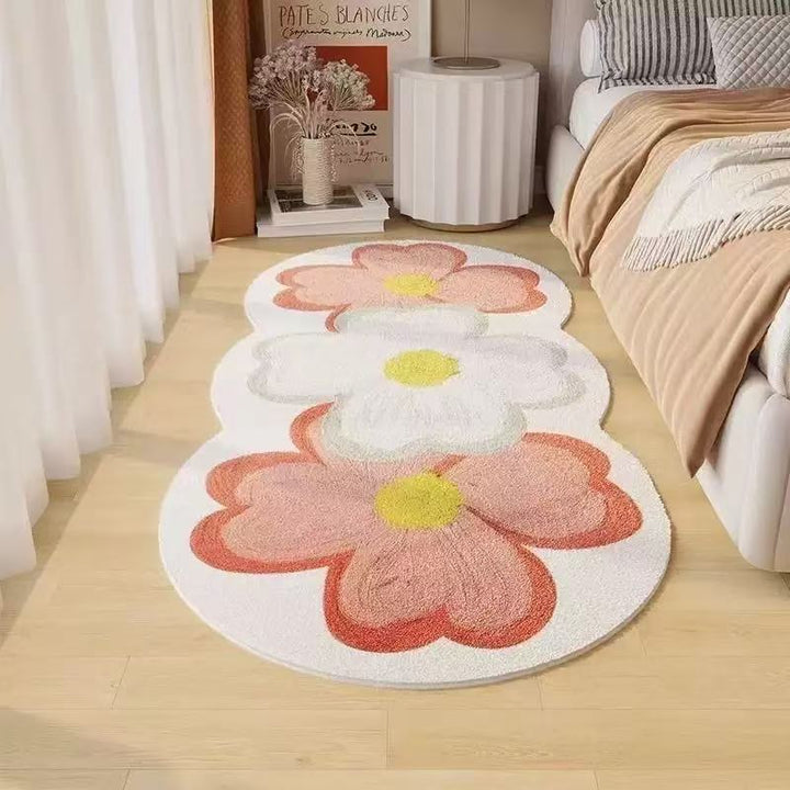 Floral Pattern Runner Rug