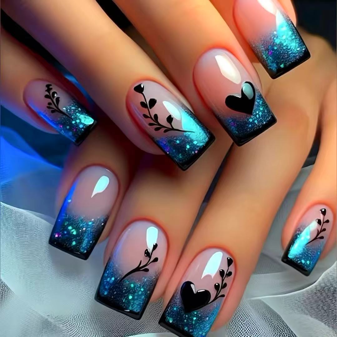 Artistic Gradient Nail Extensions Stornfield