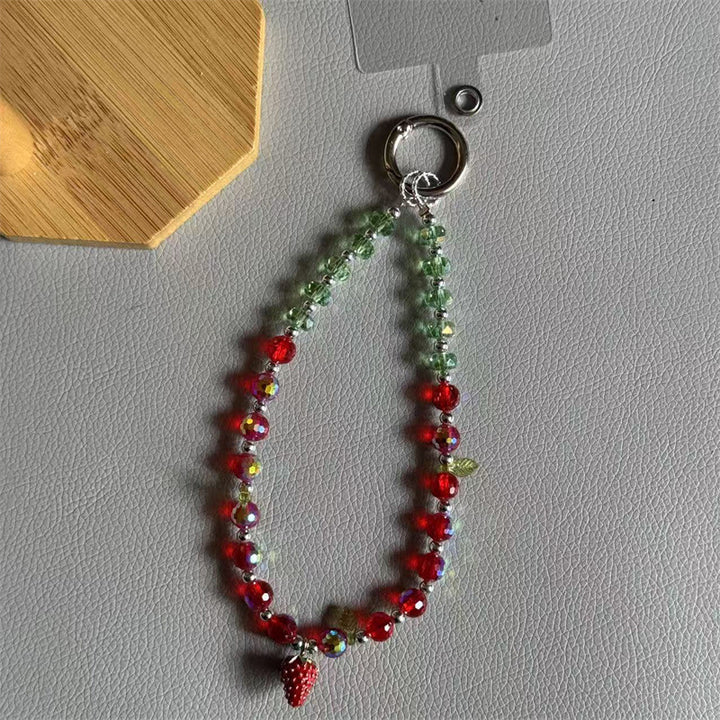 Decorative Strawberry Charm Keychain Stornfield