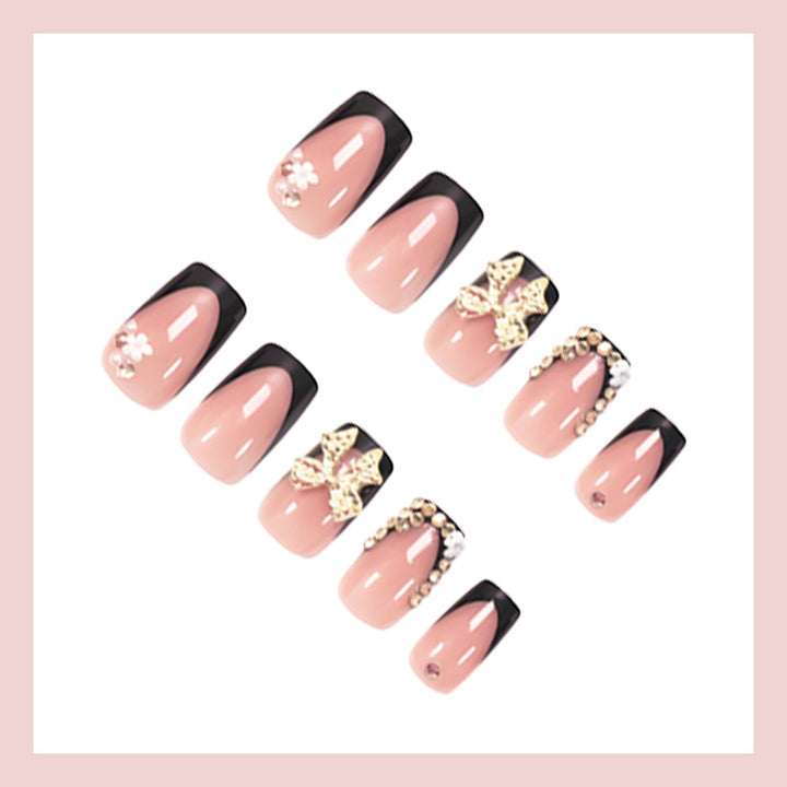 Artificial nail decorations with glamorous design Stornfield