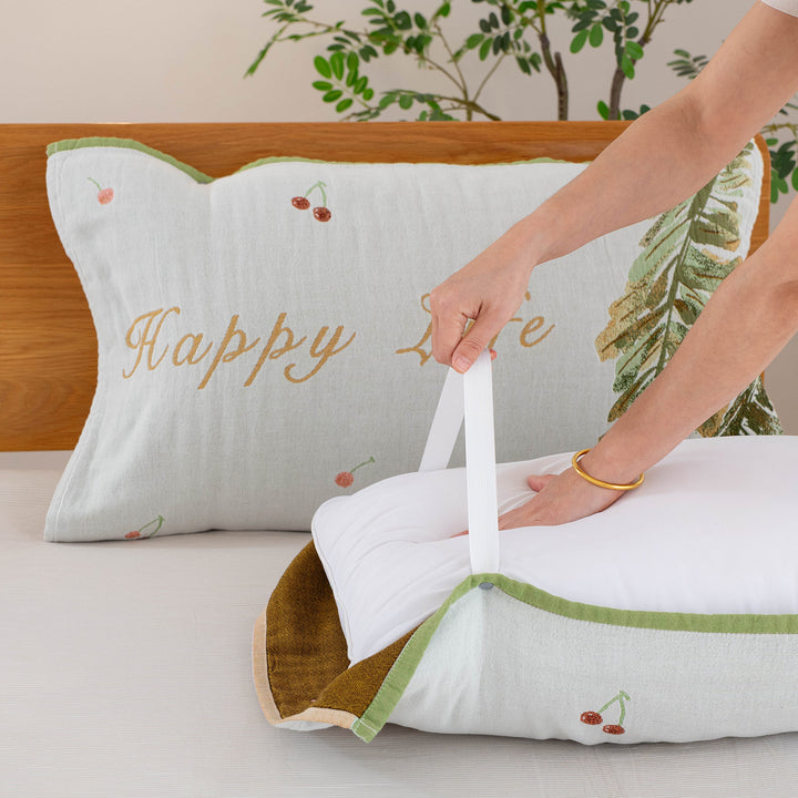 Women's pillow with removable cotton cover Stornfield