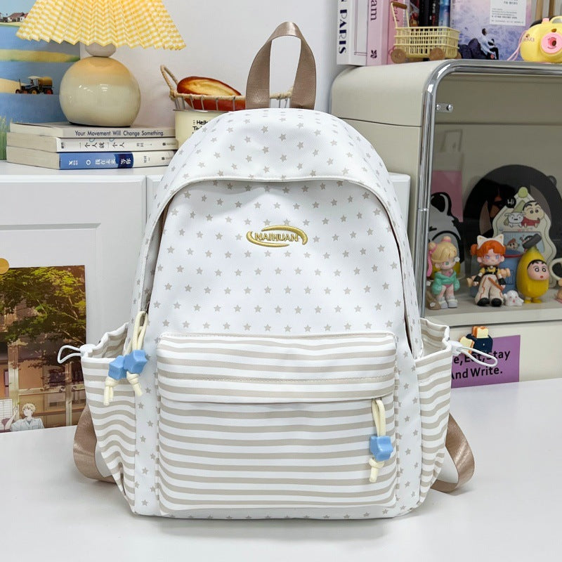 Stylish Star-Patterned Casual Backpack Stornfield
