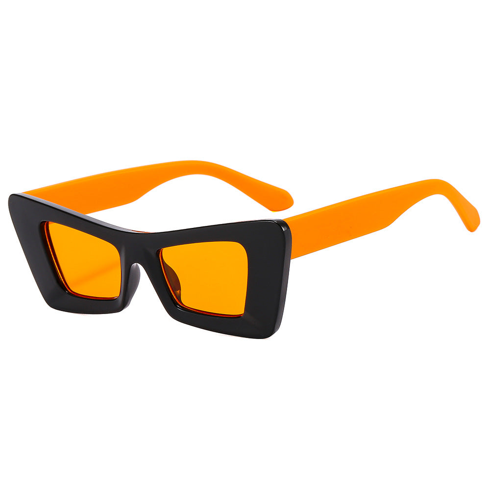 Ladies eye-catching designer sunglasses with modern prism frame Stornfield