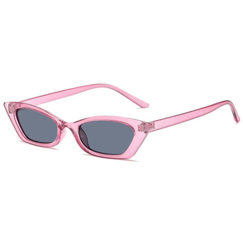Women's fashionable cat-eye sunglasses with transparent frame Stornfield