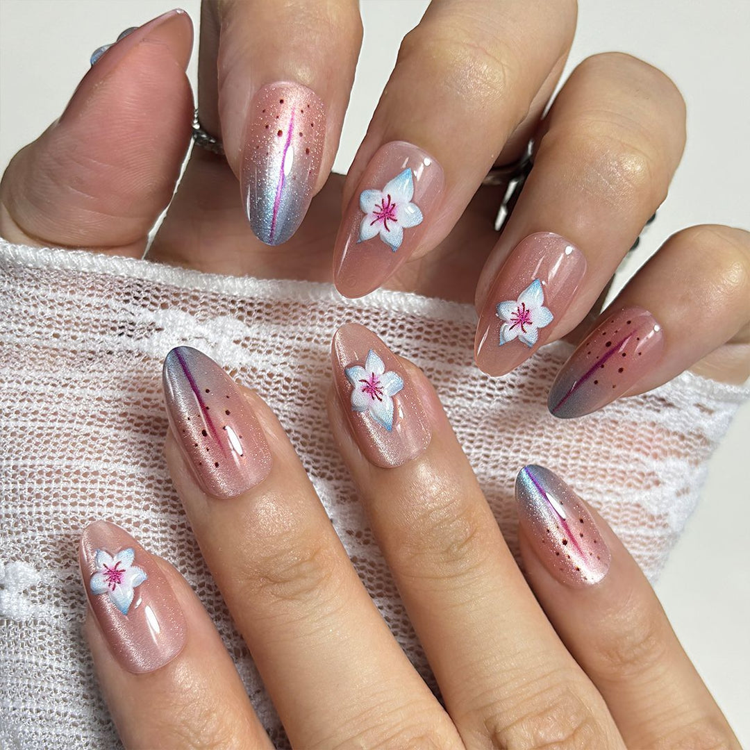 Artistic Press-On Nail Set with All-Size Coverage Stornfield
