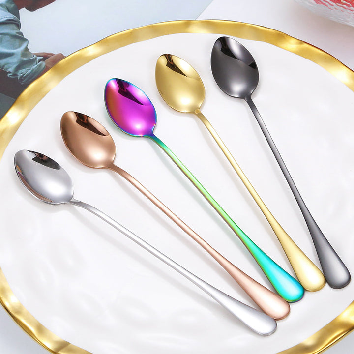 Elegant teaspoon with polished gold surface Stornfield