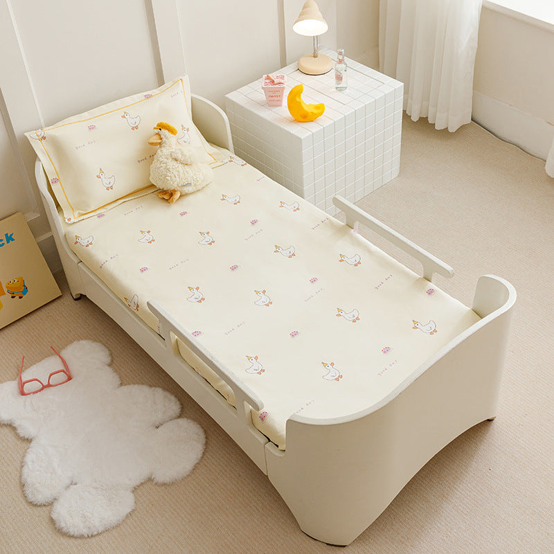 Toddler Fitted Bed Sheet and Pillowcase Set