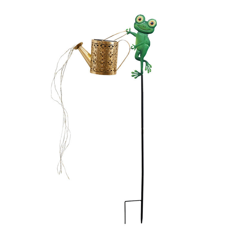 Decorative Hummingbird Solar Garden Stake With Hanging Lantern Stornfield