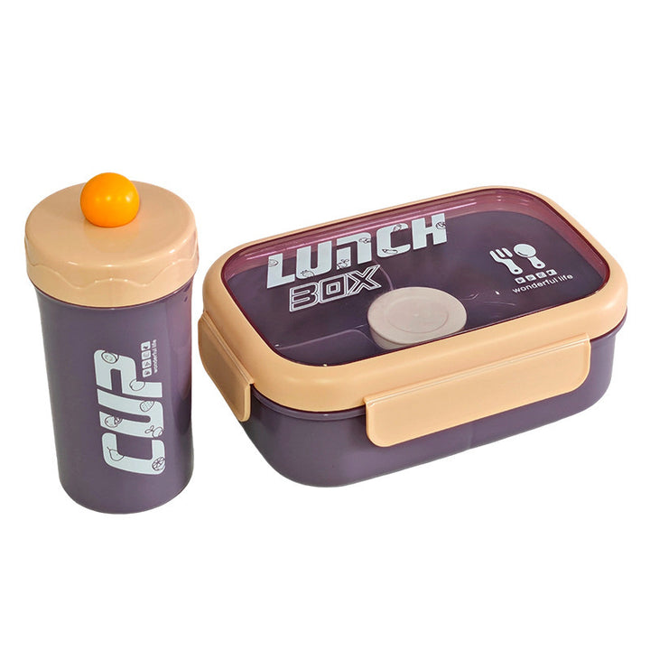 Versatile Leak-Proof Lunch Box with Cutlery