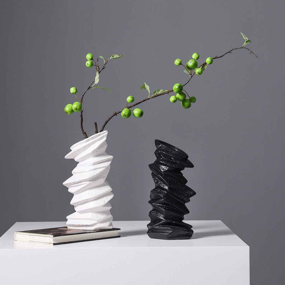Abstract Textured Ceramic Sculpture