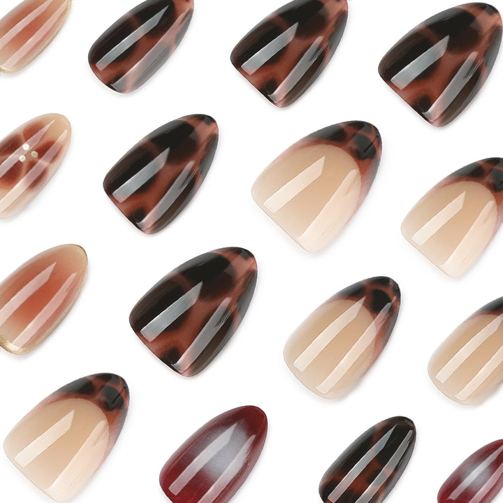 Glamorous acrylic stiletto nails with elegant glitter design Stornfield