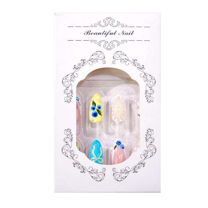 Artistic 3D Decorative Press-On Nail Set