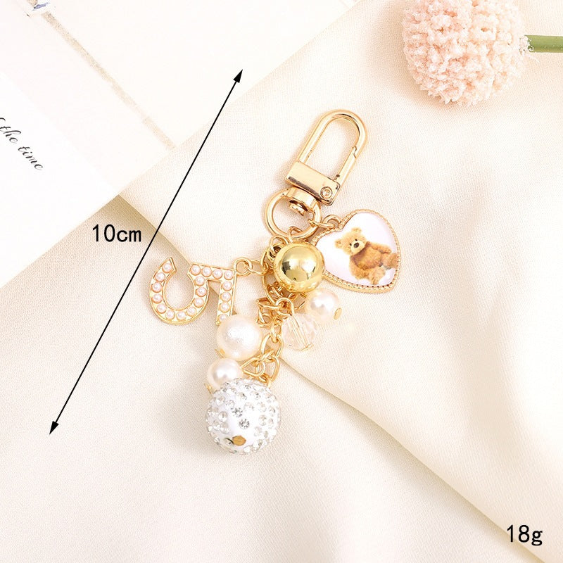 Playful keychain with teddy bear motif Stornfield