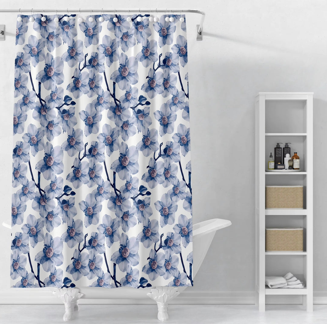 Floral Print Shower Curtain Stornfield