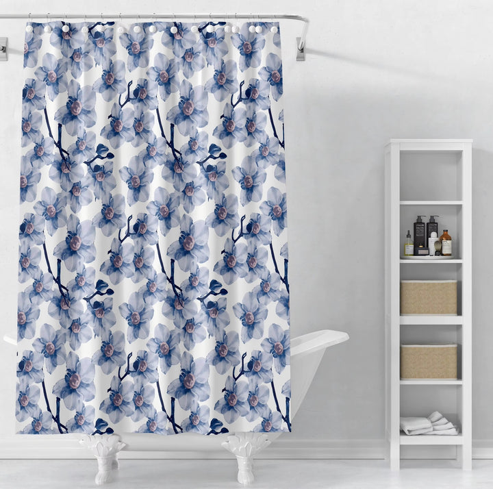 Floral Print Shower Curtain Stornfield