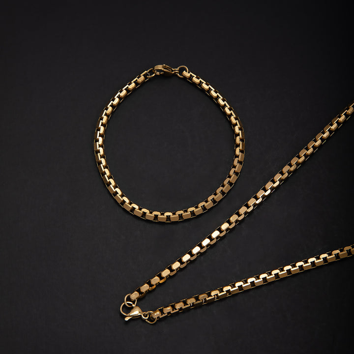 Modern Interlocking Link Chain Set Stornfield