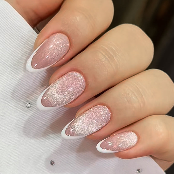 Artificial nail set with elegant glitter effect Stornfield