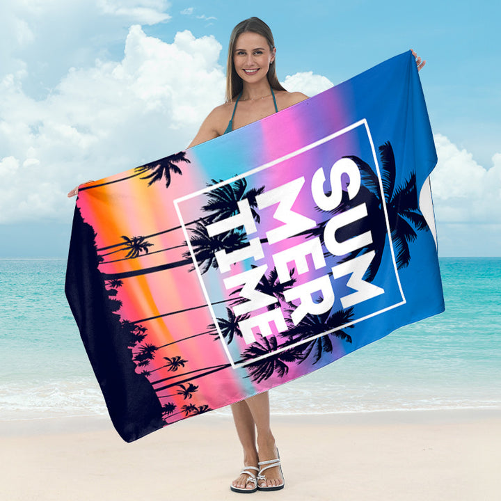 Beach towel with artistic mandala design Stornfield