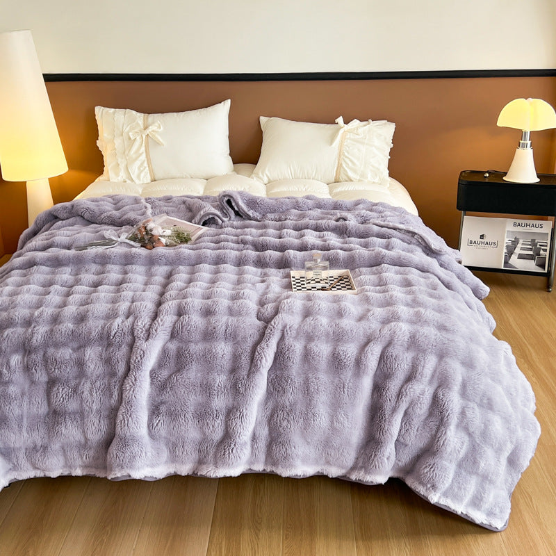 Ultra-Soft Textured Fleece Blanket Stornfield